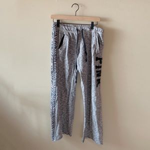 PINK grey sweatpants